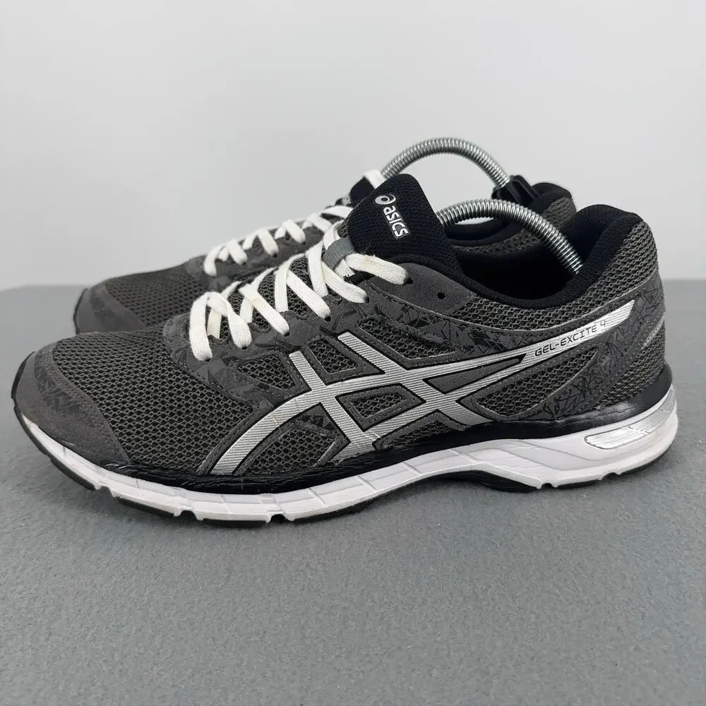 ASICS Gel-Excite 4 Running Shoes Mens 12 Gray Black Road Sneakers T6E3N
